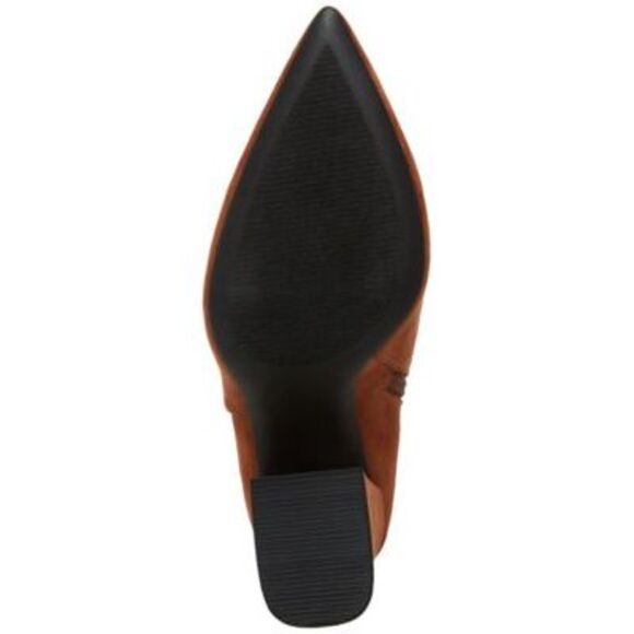 MADDEN GIRL Womens Brown Goring Padded Cody Pointed Toe Flare Zip-Up Booties 5 M - Picture 4 of 4